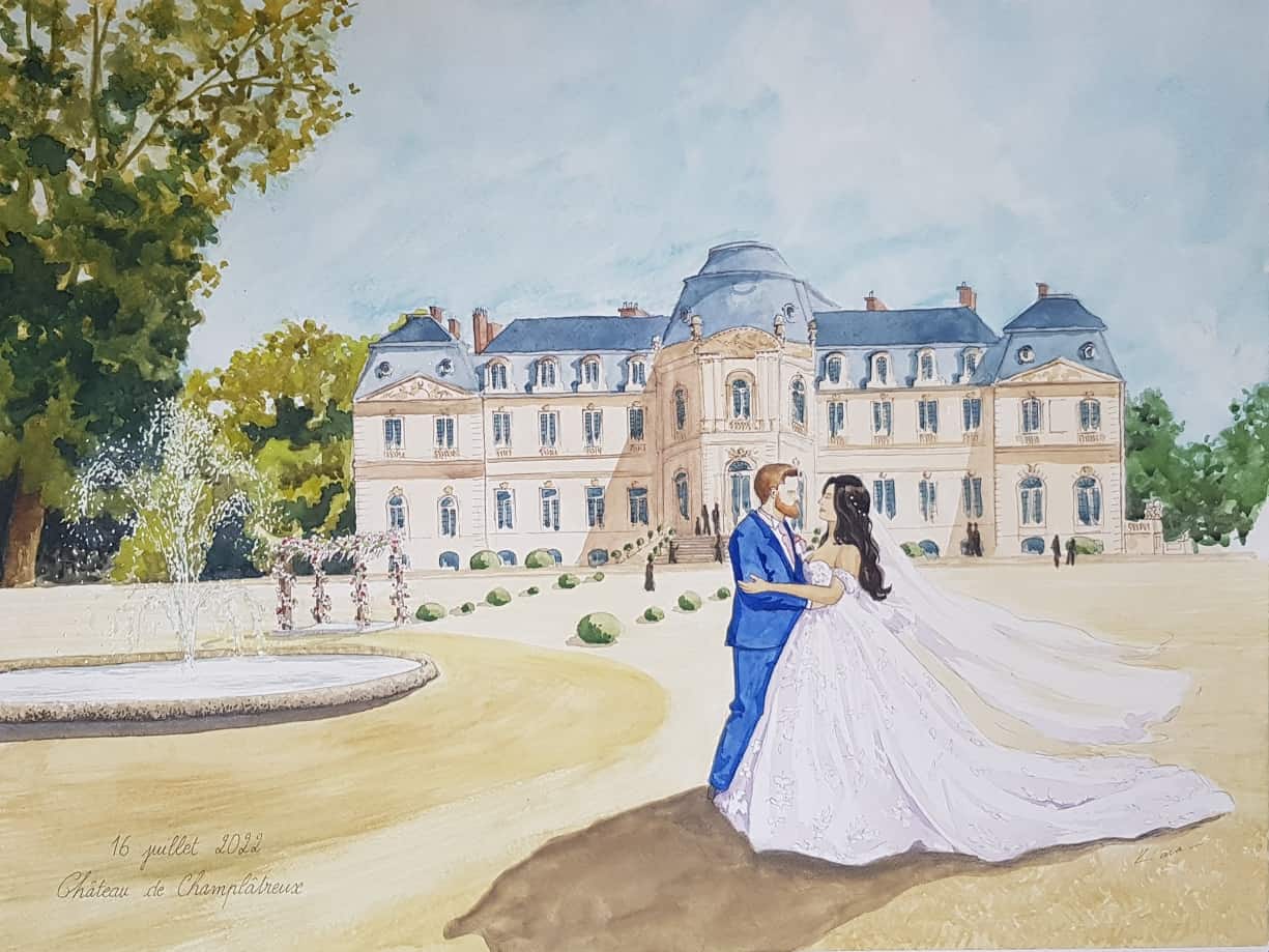 wedding live painting, wedding painter, live painter